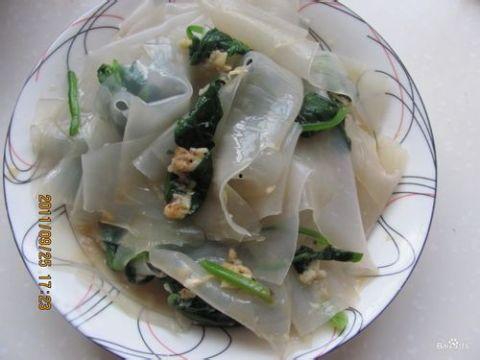 白瓜叶拌粉皮可以吃吗视频,家常美味，健康养生新选择